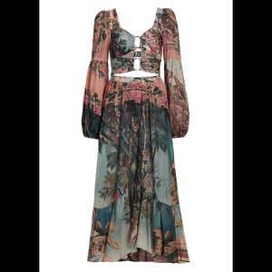 PATBO Paraiso cut out midi dress worn once